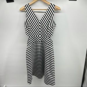 Michael Kors | Black and White Stripe Dress 6